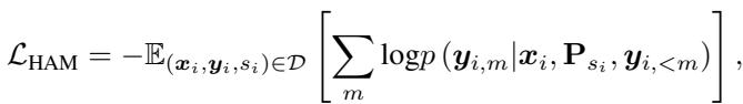 Equation 2: The auto-regressive loss function.