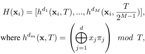 Equation: Hash encoding formulation