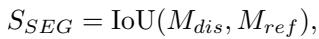 Equation for SEG Score
