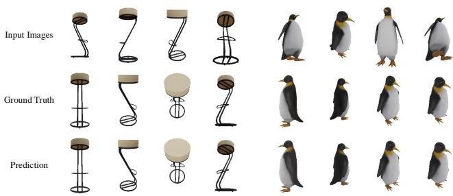 Figure 6: Novel View Synthesis. VGGT can hallucinate new camera angles.