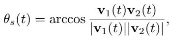Equation for calculating sound source angle.