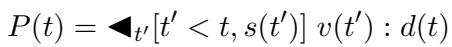 Equation 1: The Leftmost operation in B-RASP.