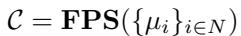 Equation for Farthest Point Sampling to select anchor points from Gaussian primitives.