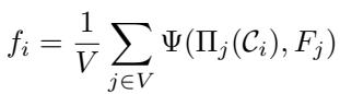 Equation for lifting 2D motion features to 3D space using projection and interpolation.