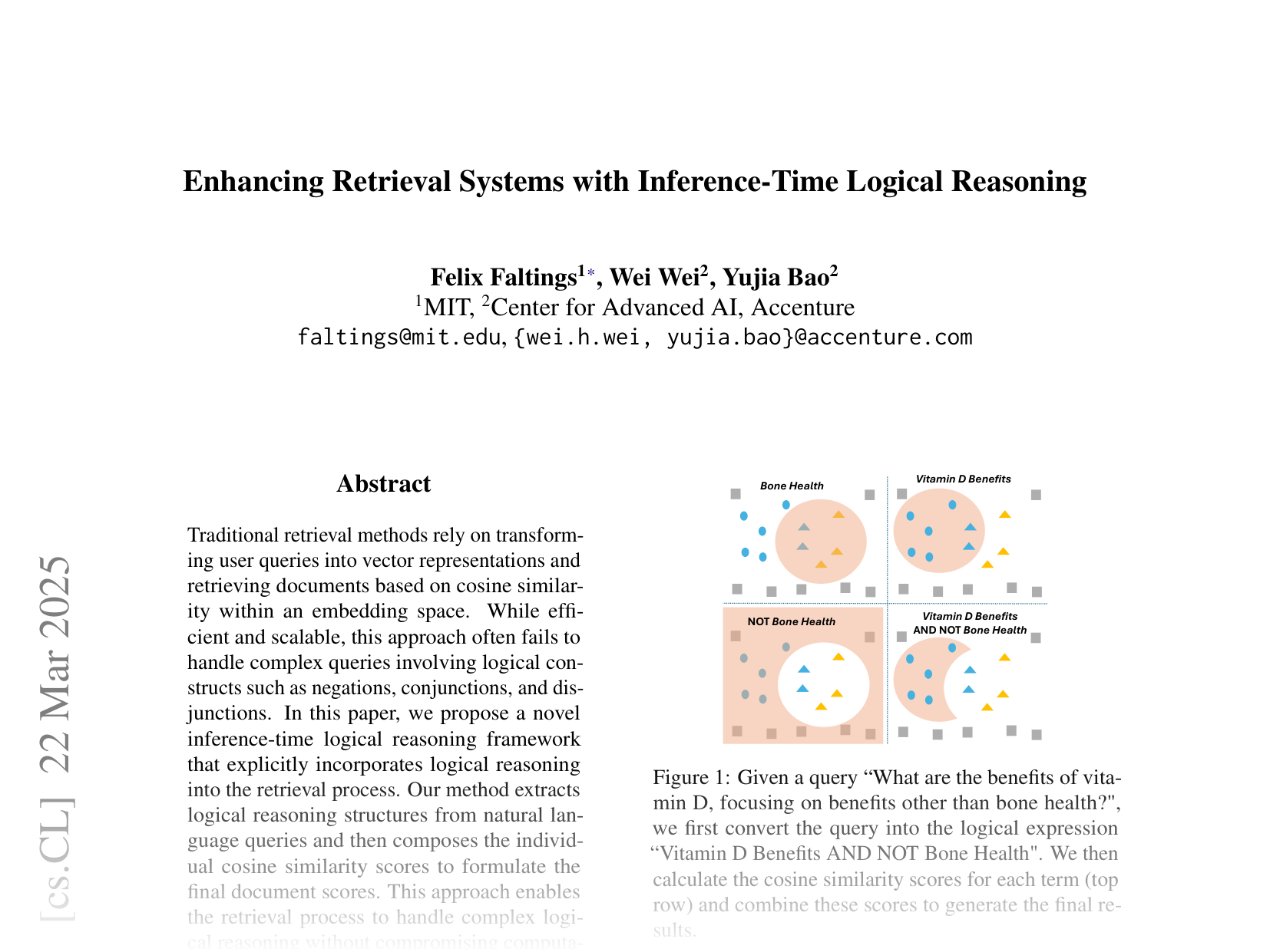 [Enhancing Retrieval Systems with Inference-Time Logical Reasoning 🔗](https://arxiv.org/abs/2503.17860)