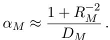 Approximation formula linking Manifold Capacity to Radius and Dimension.