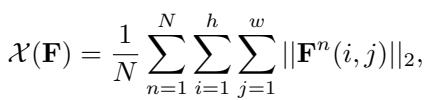 Equation defining the significance of frequency components.