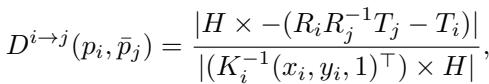 Equation for Depth Calculation