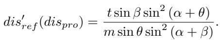 Equation for Gradient of Reference Distance