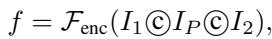 Equation showing the video encoder input structure.