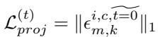 Projection Loss Equation