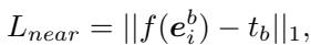 Near supervision loss function.