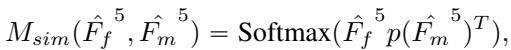 Equation 11 showing the similarity matching score calculation.