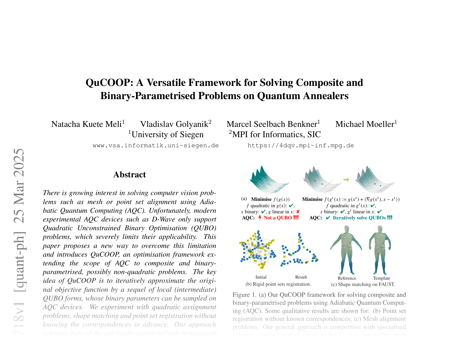 [QuCOOP: A Versatile Framework for Solving Composite and Binary-Parametrised Problems on Quantum Annealers 🔗](https://arxiv.org/abs/2503.19718)