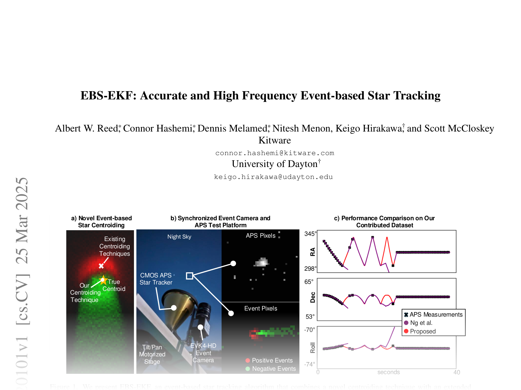 [EBS-EKF: Accurate and High Frequency Event-based Star Tracking 🔗](https://arxiv.org/abs/2503.20101)