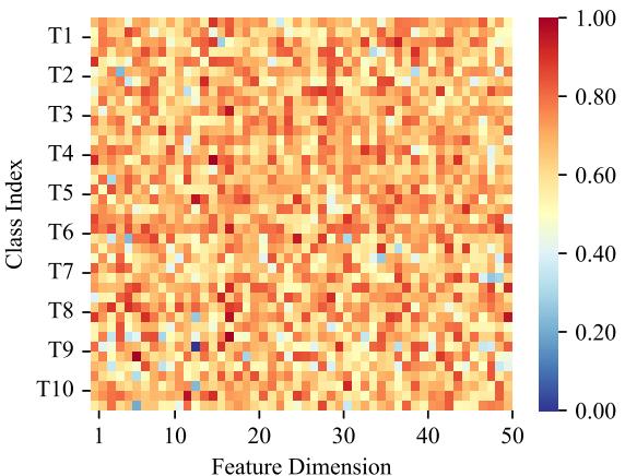 Heatmap of activation maps.