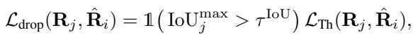 Equation for DropLoss.
