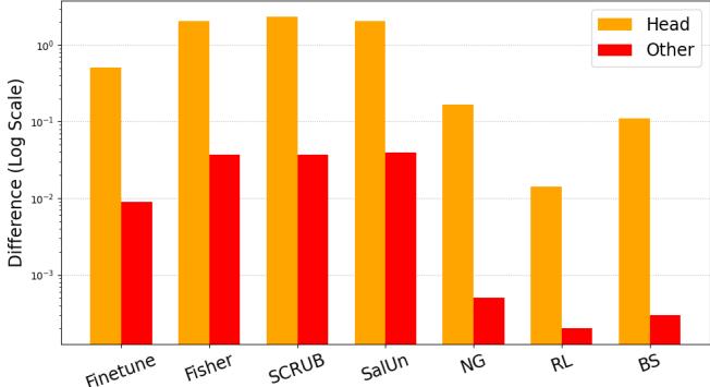 Comparison of Head and Other.