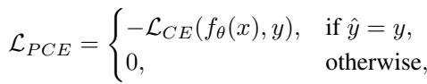 PCE Loss equation.