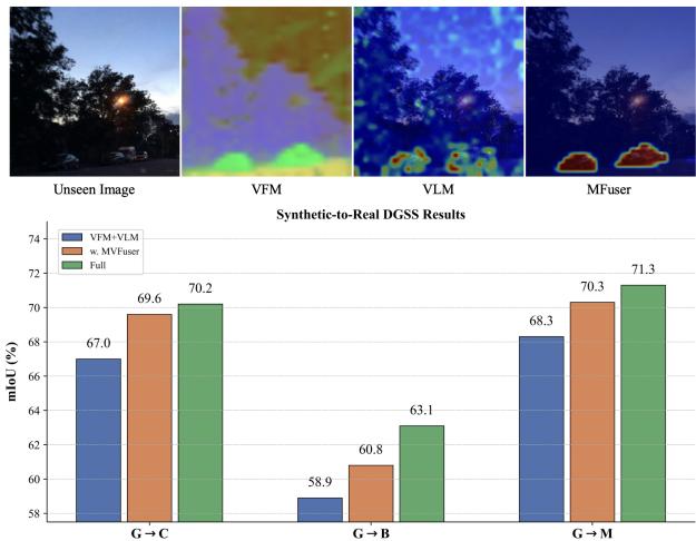 Comparative analysis of VFM and VLM features.