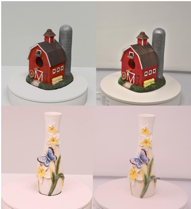 Comparison between Rendered DTC models and real Photos.