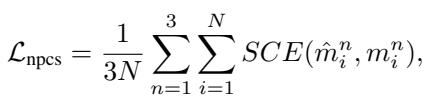 Equation for NPCS Loss.