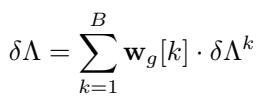 Equation 3: Combining coefficients with basis functions.
