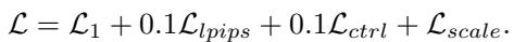Equation 9: Total loss function.