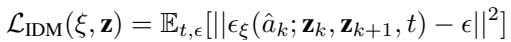 Equation for IDM Loss