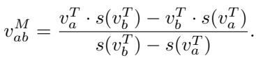 Equation relating mesh vertices to tetrahedral vertices via SDF values.