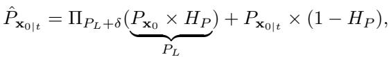 The Phase Spectrum Projection equation.