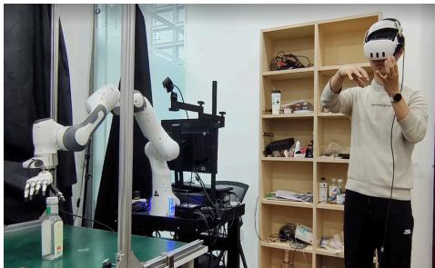 Figure 6: The overview of the teleoperation system setup.