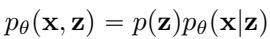 Equation 7: Joint probability distribution.