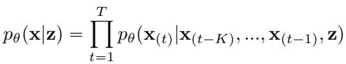 Equation 8: Trajectory generator equation.