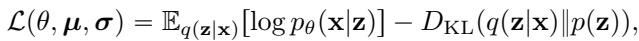 Equation 9: The ELBO objective function.