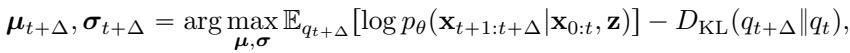 Equation 11: Optimization for replanning.