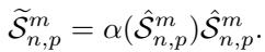 Equation 4: Weighting the top shapes.