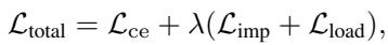 Equation 17: Total loss function.