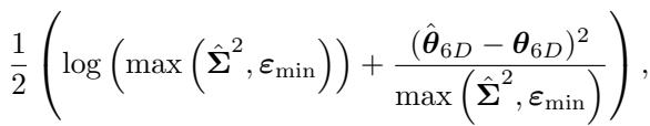 Equation for GNLL Loss