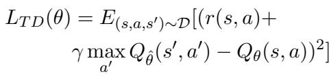 TD Error Equation