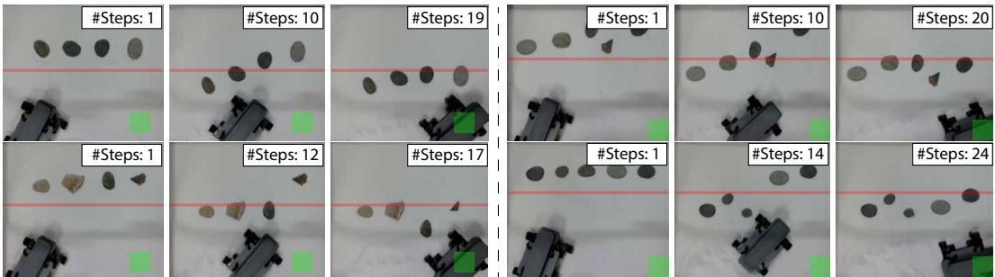 Experiments with real rocks.