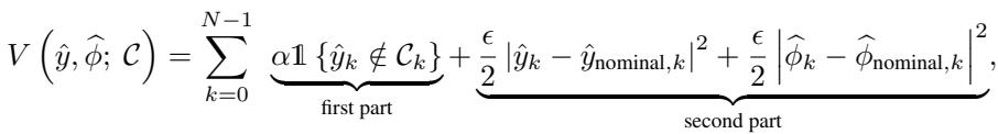 Equation for the barrier function V