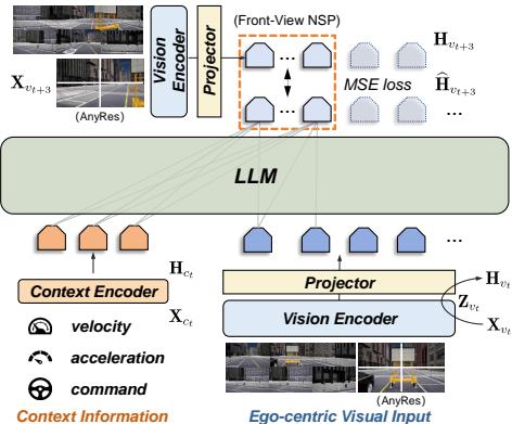 Figure 3: The process of NSP task.