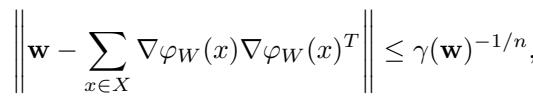 Equation showing the polysemantic bottleneck and rank constraints.