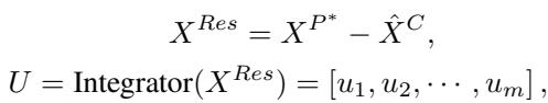 Equation for residual integration.