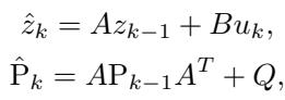 Equation for Kalman Prediction.