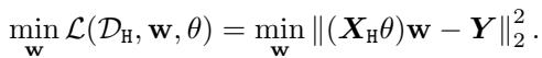 Least squares objective function.