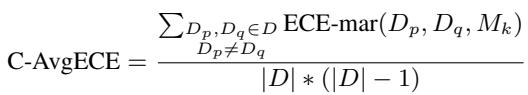 Equation for C-AvgECE