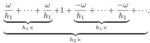 Equation for a verifier-friendly detector involving sums of omega and 1.
