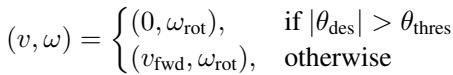Equation for Safe-FOV motion control.